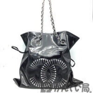 Chanel Bonbon Tote Bag Chain Shoulder Strap Rhinestones